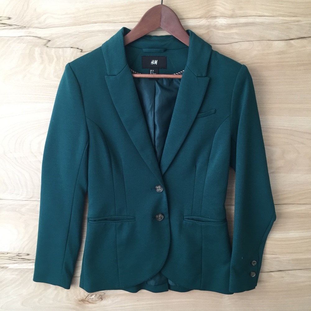 H&M Green Blazer